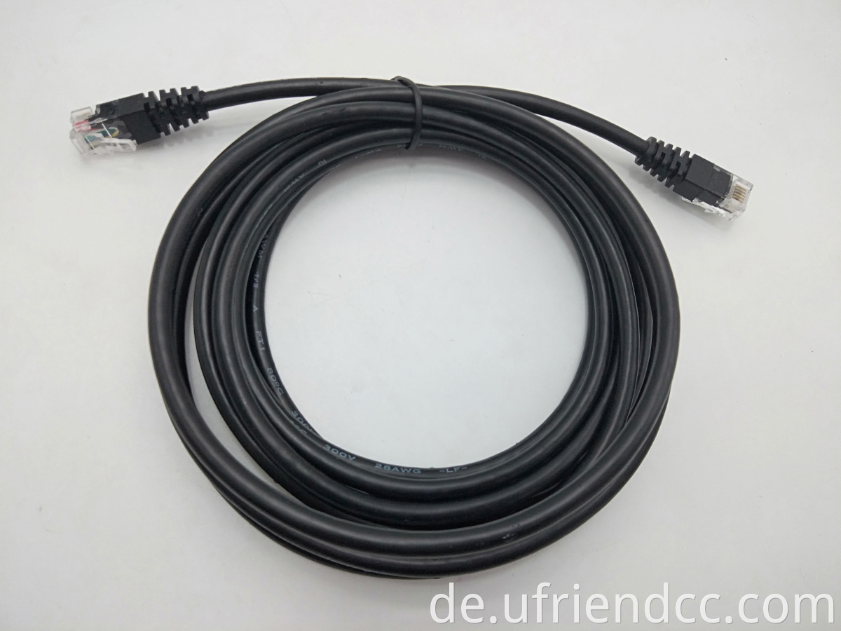 Hochwertiger RJ12 RJ11 6P6C 6-Pin-Mann an RJ45 Cat5 Ethernet 6p6c6-Pin weiblicher Netzwerkadapter RJ12 Flat Cable Support OEM ODM